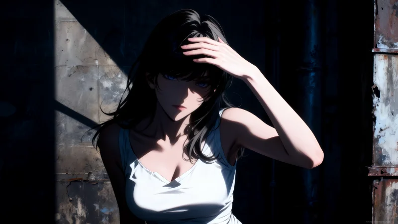 樱岛麻衣 · 电影质感写实 4K 电脑壁纸（4096×2304）