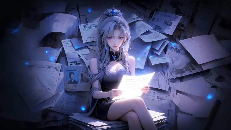 动漫少女 4K 电脑/手机/平板 PNG 全套原图壁纸