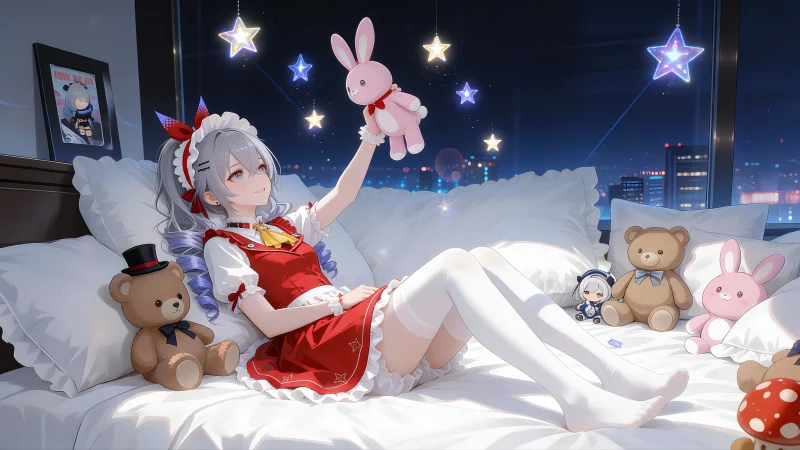 《崩坏：星穹铁道》银狼 4K 女仆装 PNG 全套原图壁纸