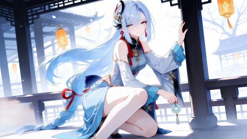 申鹤4K电脑平板手机三合一壁纸