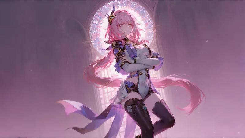 《崩坏3》爱莉希雅 4K 超清壁纸集：重塑唯美神韵与极致原画光影