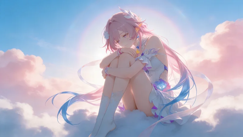 《崩坏：星穹铁道》昔涟 4K 超清壁纸集：云海仙境中的纯粹治愈与极致光影