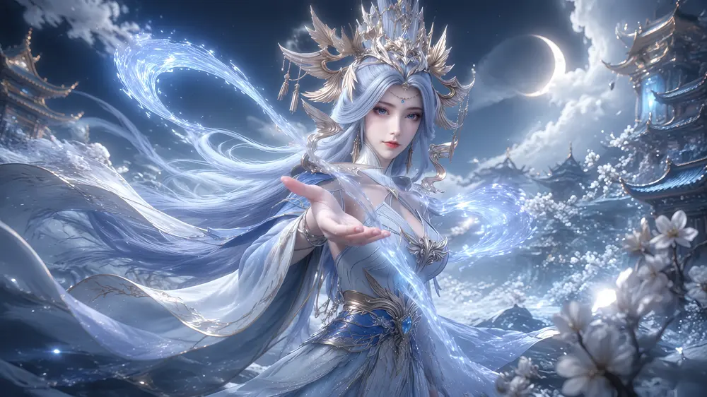 《百炼成神》宁雨蝶电脑壁纸预览图